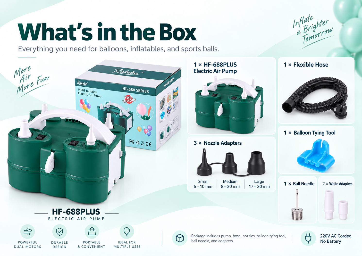 HF-688PLUS package contents