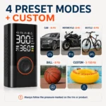 ATJ-005 car motorcycle bicycle ball and custom pressure modes